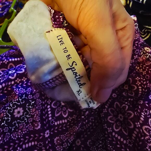 Live to be Spoiled purple medallion jumpsuit - Picture 5 of 5